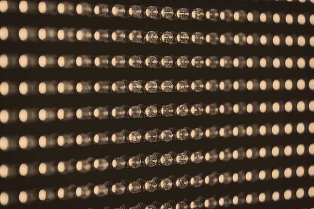 Panel plný LED diód